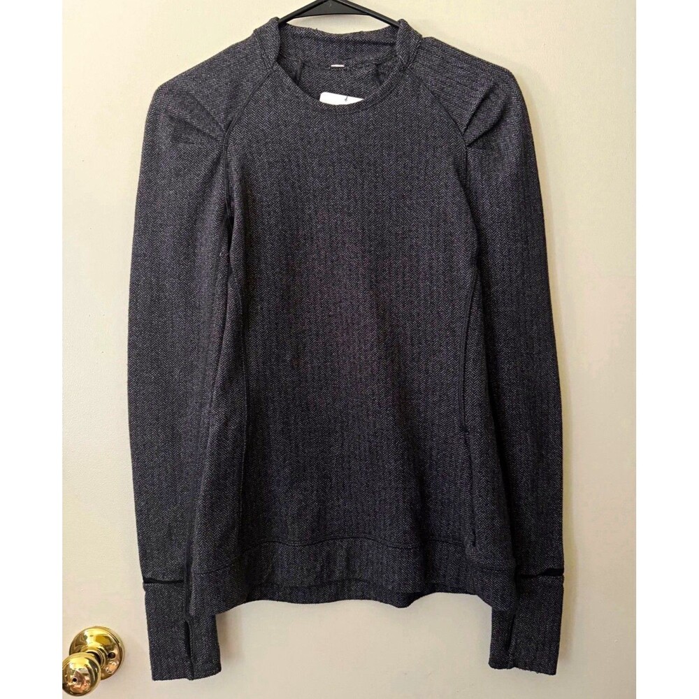 Lululemon Athletica Think Fast Long Sleeve Running Pullover Size S